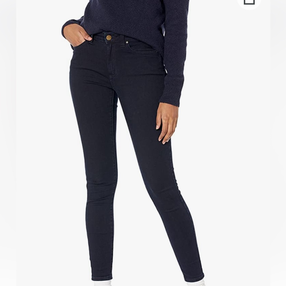 Slim Fit Jeans Dark Blue Stretch by Daily Ritual Women’s Size Waist 26 X 29 NEW